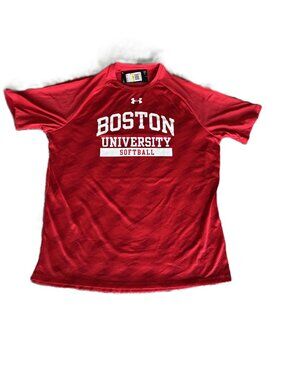 Boston University RED Under Armour NEW jersey shirt